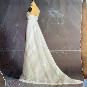 Romona Keveza silk wedding gown size 6